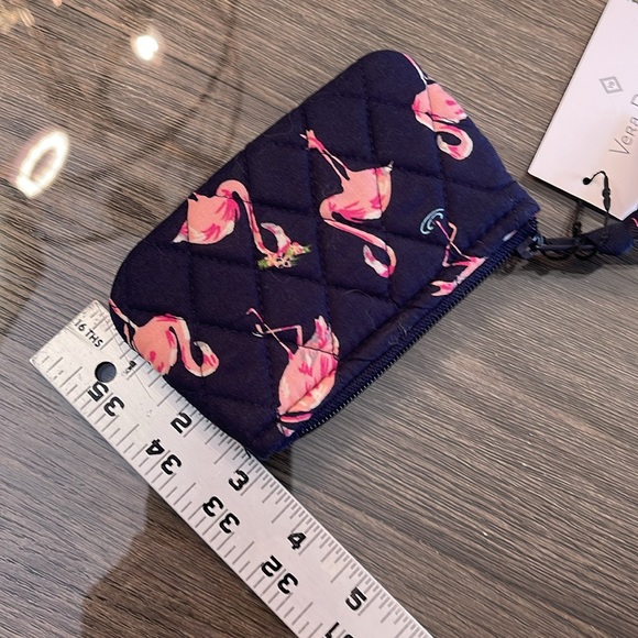 Vera Bradley Flamingo Fiesta Jewelry Case, Coin Purse, Medium Cosmetic Bag NWT - Picture 13 of 17